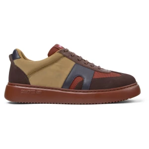 CAMPER Runner K21 - Trampki dla Mężczyźni - Brązowy,Czerwony,Fiolet, rozmiar 39, Tkanina