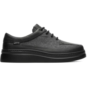 CAMPER Runner Up - Trampki dla Kobiety - Szary,Czarny, rozmiar 35, Skóra licowa/Tkanina