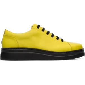 CAMPER Runner Up - Trampki dla Kobiety - Żółty, rozmiar 35, Skóra licowa