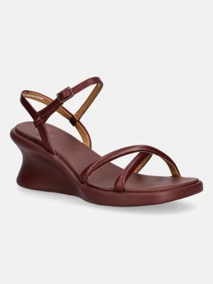Camper sandały na koturnie skórzane Louise Sandal