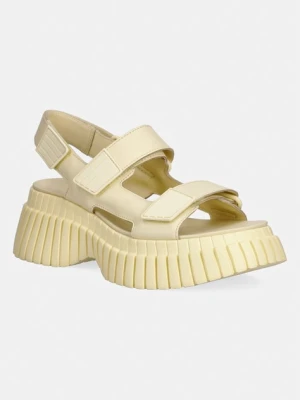 Camper sandały na platformie damskie skórzane Pix BCN