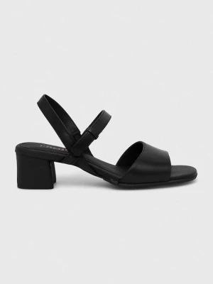 Camper sandały skórzane Katie Sandal czarny