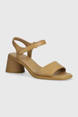 Camper sandały skórzane Kiara Sandal kolor brązowy K201501.010