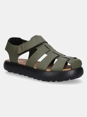 Camper sandały skórzane Pelotas Flota Sandal męskie kolor zielony K100938-004