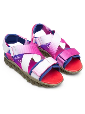 Camper Sandały w kolorze biało-jasnoróżowo-niebieskim rozmiar: 40