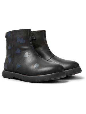 Camper Skórzane botki w kolorze czarnym rozmiar: 28
