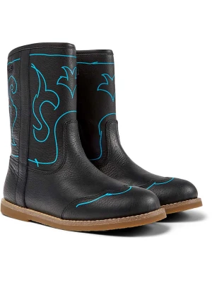 Camper Skórzane botki w kolorze czarnym rozmiar: 33