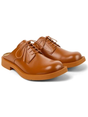 Camper Skórzane chodaki w kolorze jasnobrązowym rozmiar: 37