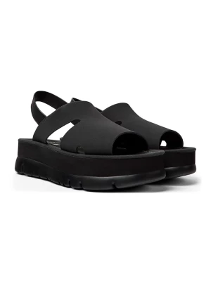Camper Skórzane sandały "Oruga Up" w kolorze czarnym rozmiar: 39