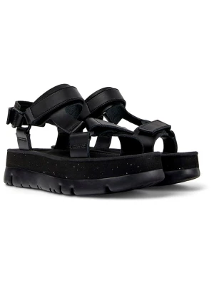 Camper Skórzane sandały w kolorze czarnym rozmiar: 40