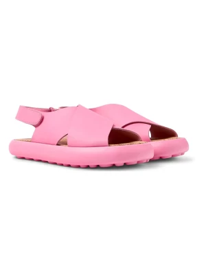 Camper Skórzane sandały w kolorze różowym rozmiar: 38