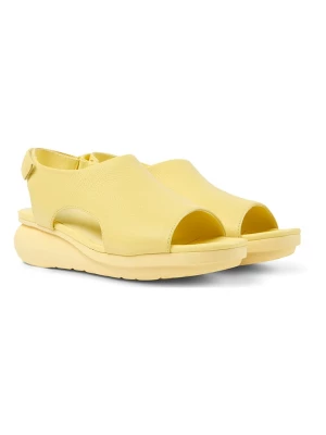 Camper Skórzane sandały w kolorze żółtym rozmiar: 41
