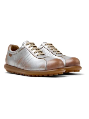 Camper Skórzane sneakersy "Pelotas Ariel" w kolorze srebrnym rozmiar: 41