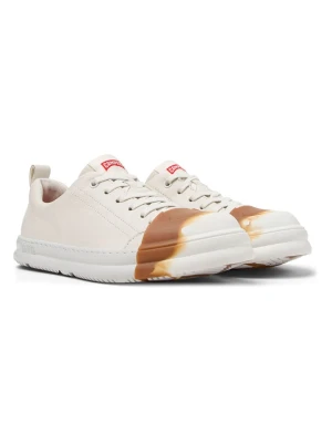 Camper Skórzane sneakersy "Runner JCT" w kolorze kremowym rozmiar: 38