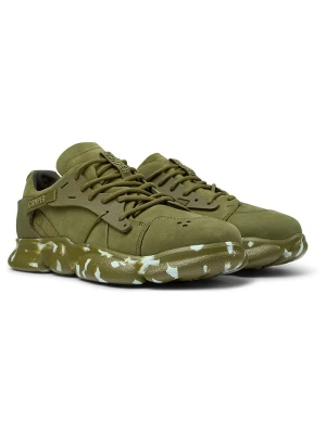 Camper Skórzane sneakersy w kolorze khaki rozmiar: 38