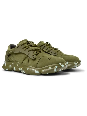 Camper Skórzane sneakersy w kolorze khaki rozmiar: 41