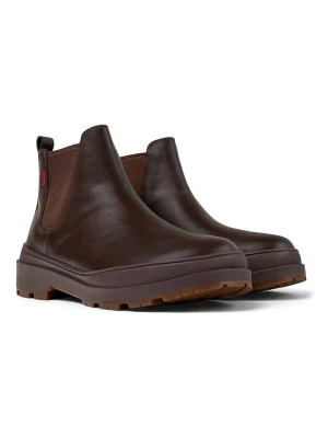 Camper Skórzane sztyblety w kolorze brązowym rozmiar: 45