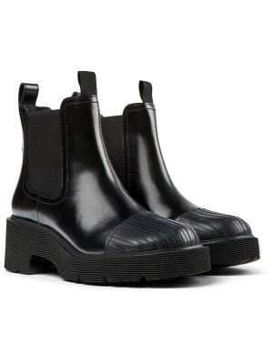 Camper Skórzane sztyblety w kolorze czarnym rozmiar: 40