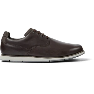 CAMPER Smith - Eleganckie buty dla Mężczyźni - Brązowy, Skóra licowa/Tkanina