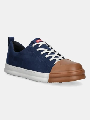 Camper sneakersy nubukowe Junction Runner męskie kolor granatowy K100978-013