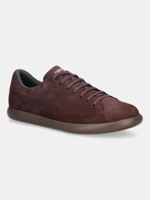 Camper sneakersy nubukowe Pelotas Soller męskie kolor bordowy K101003-007