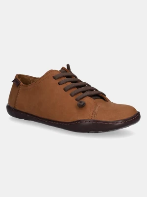 Camper sneakersy nubukowe Peu Cami damskie kolor brązowy 20848-251