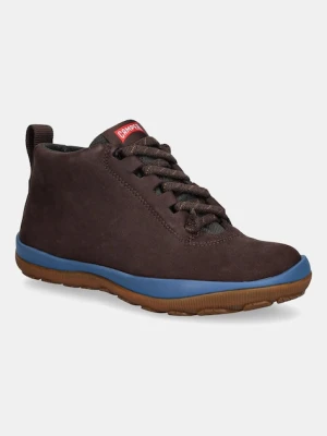Camper sneakersy nubukowe Peu Pista GM damskie kolor brązowy K400481-026