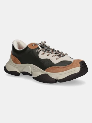 Camper sneakersy skórzane Karst 2 męskie kolor zielony K101068-003