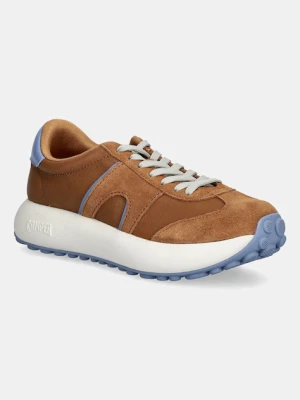 Camper sneakersy skórzane Pelotas Athens damskie kolor brązowy K201845-003