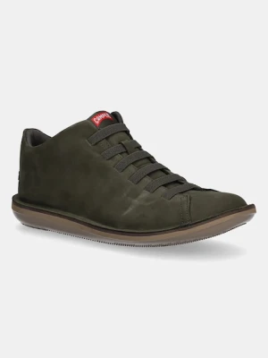Camper sneakersy zamszowe Beetle męskie kolor zielony 36678-087