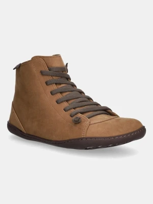 Camper sneakersy zamszowe Peu Cami damskie kolor brązowy K400509-026