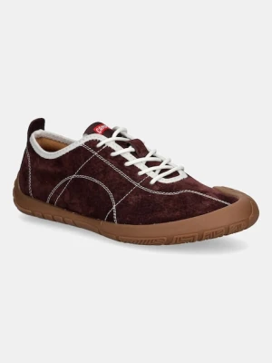 Camper sneakersy zamszowe Peu Path damskie kolor bordowy K201815-003