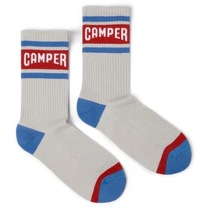 CAMPER Socks - Unisex Skarpetki - Beżowy,Niebieski,Czerwony, rozmiar L, Tkanina