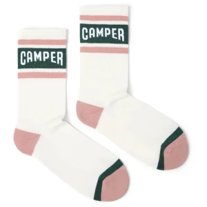 CAMPER Socks - Unisex Skarpetki - Biały,Różowy,Zielony, rozmiar L, Tkanina