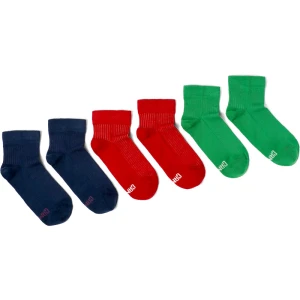 CAMPER Sox Socks - Unisex Skarpetki - Zielony,Niebieski,Czerwony, rozmiar L, Tkanina