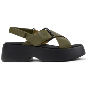 CAMPER Tasha - Eleganckie buty dla Kobiety - Zielony, rozmiar 35, Skóra licowa