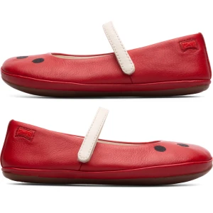 CAMPER Twins - Baleriny dla Dla dziewczynek - Czerwony, rozmiar 25, Skóra licowa