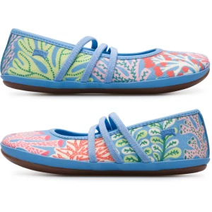 CAMPER Twins - Baleriny dla Dla dziewczynek - Niebieski,Czerwony,Żółty, rozmiar 25, Tkanina/Skóra licowa