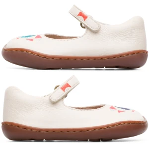 CAMPER Twins - Baleriny dla Firstwalkers - Beżowy, rozmiar 20, Skóra licowa