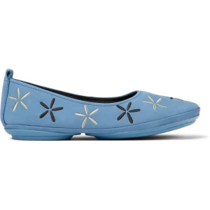 CAMPER Twins - Baleriny dla Kobiety - Niebieski, Zamsz