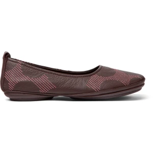 CAMPER Twins - Baleriny dla Kobiety - Różowy, Kasztanowy, Skóra licowa