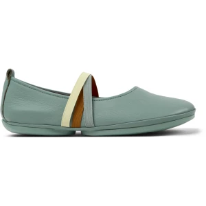 CAMPER Twins - Baleriny dla Kobiety - Zielony, rozmiar 35, Skóra licowa