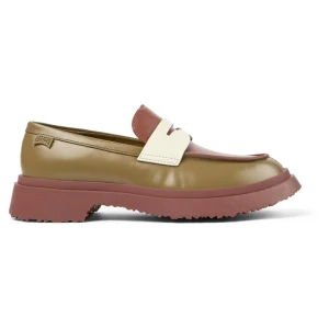 CAMPER Twins - Eleganckie buty dla Kobiety - Brązowy, Czerwony, Biały, Skóra licowa