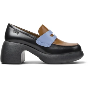 CAMPER Twins - Eleganckie buty dla Kobiety - Czarny,Brązowy,Niebieski, rozmiar 36, Skóra licowa