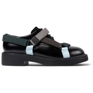 CAMPER Twins - Eleganckie buty dla Kobiety - Czarny,Szary,Niebieski, rozmiar 35, Skóra licowa/Tkanina