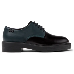 CAMPER Twins - Eleganckie buty dla Kobiety - Czarny,Szary,Zielony, rozmiar 35, Skóra licowa