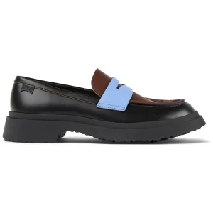 CAMPER Twins - Eleganckie buty dla Kobiety - Kasztanowy, Czarny, Niebieski, Skóra licowa