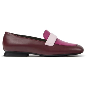 CAMPER Twins - Eleganckie buty dla Kobiety - Kasztanowy, Różowy, Skóra licowa bordowy