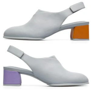 CAMPER Twins - Eleganckie buty dla Kobiety - Szary, rozmiar 35, Skóra licowa