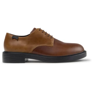 CAMPER Twins - Eleganckie buty dla Mężczyźni - Brązowy, Skóra licowa